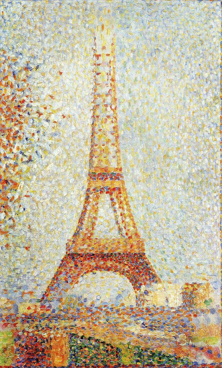 the eiffel tower 1889 Oil Paintings
